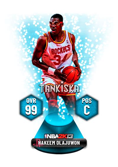 NBA 2K23 2KDB Custom Card 90 91 Hakeem Olajuwon