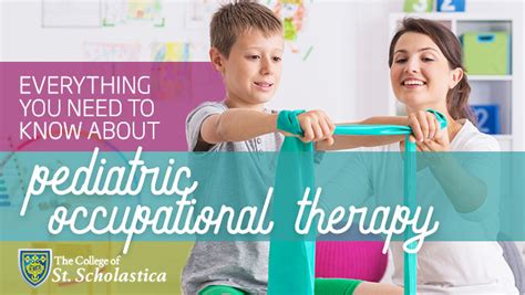 Everything You Need To Know About Pediatric Occupational Therapy The College Of St Scholastica