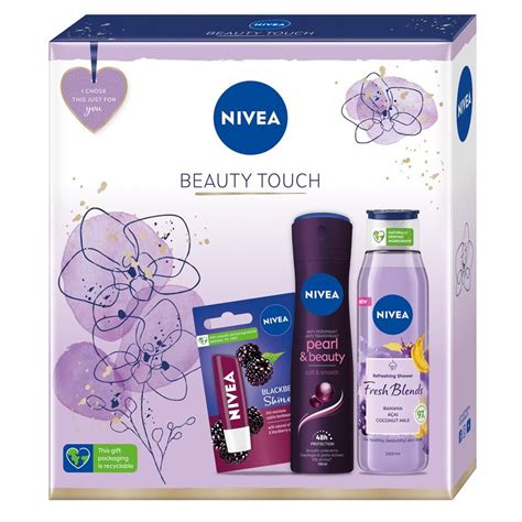 Nivea Beauty Touch zestaw Fresh Blends Banan i Acai żel pod prysznic