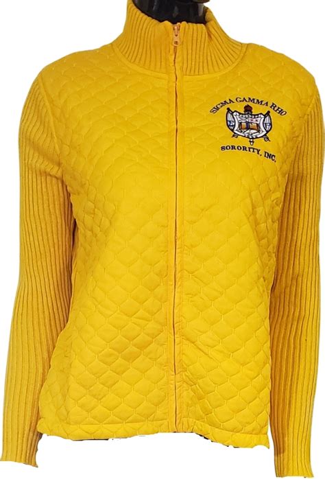 Buffalo Dallas Sigma Gamma Rho Ladies Sweater Jacket Gold L Product Details The Cultural