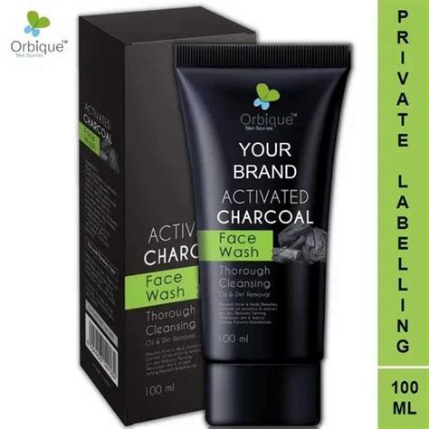 Orbique Nutracos Herbal Charcoal Face Wash For Personal Packaging