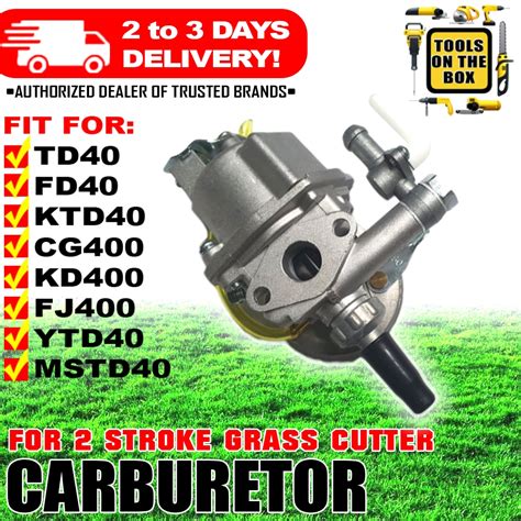 Kawasaki TD40 Grass Cutter Carburator Carburetor Assembly 2 Stroke