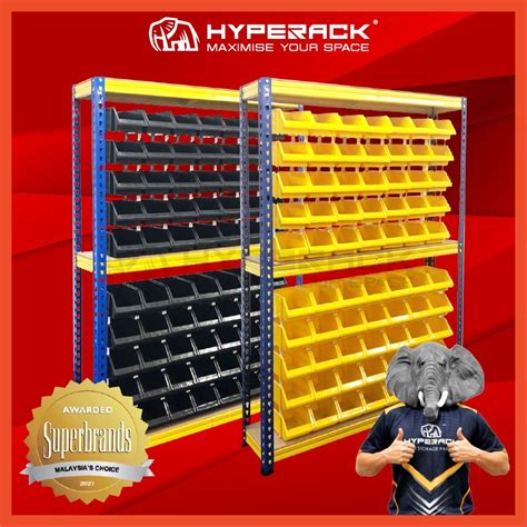 HYPERACK High Quality Boltless Rack 180cm H X 30cm D X 120cm L