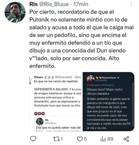 Clown On Twitter Salado Aquel Que Acept Haber Defendido A Horu