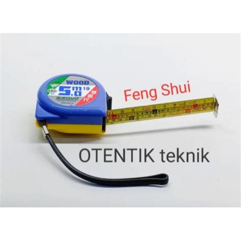 Jual Meteran Hongsui Wood Meter Sisi Measuring Tape Fengshui