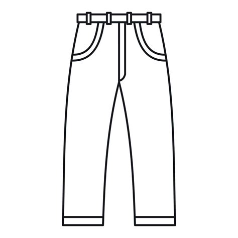 Jeans Clipart Black And White