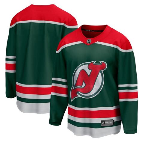 Men's New Jersey Devils Branded Green 2020/21 Special Edition Breakaway Jersey - nhlshop2021 ...