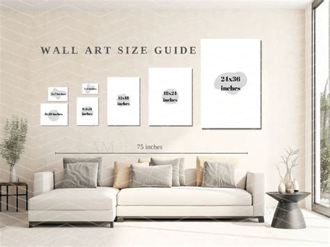 Wall Art Size Guide Frame Display Size Guide Poster Size Comparison