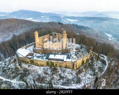 Luftaufnahme Schloss Auerbach Bergstraße Bensheim Hessen