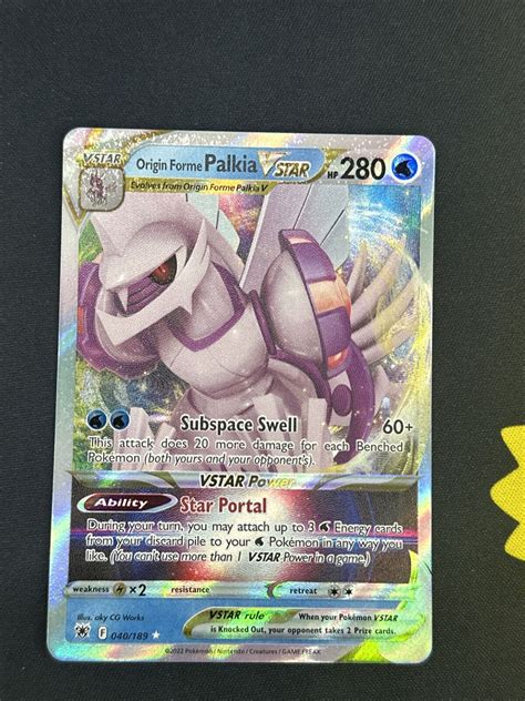 Pokemon Tcg Origin Forme Palkia Vstar Ultra Rare Nm Astral