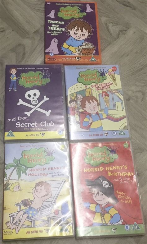 Horrid Henry Dvd Bundle X5 Ebay