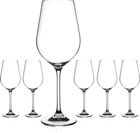 Diamante Stemless Wine Glasses Set Of 4 ‘auris Undecorated Crystal Wine Glasses With No Stem