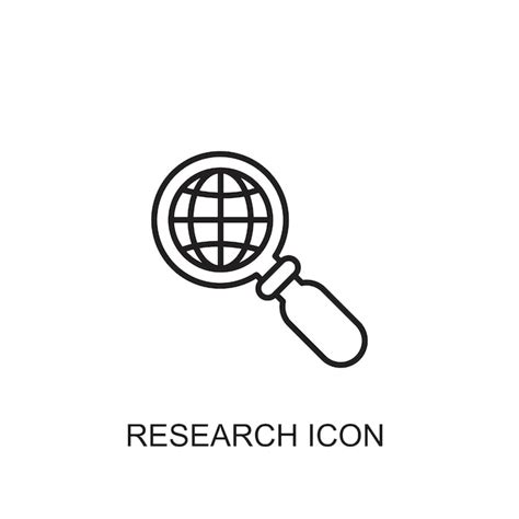 premium vector research vector icon icon