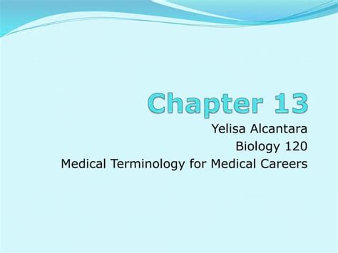 Chapter 13 Ppt