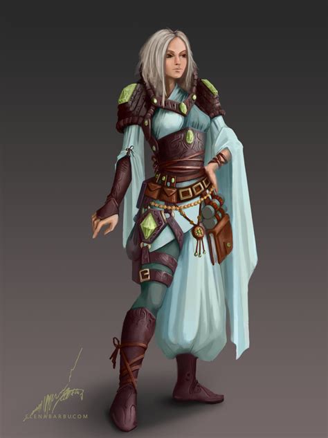 Sorceress Elena Barbu Female Wizard Female Human Female Characters