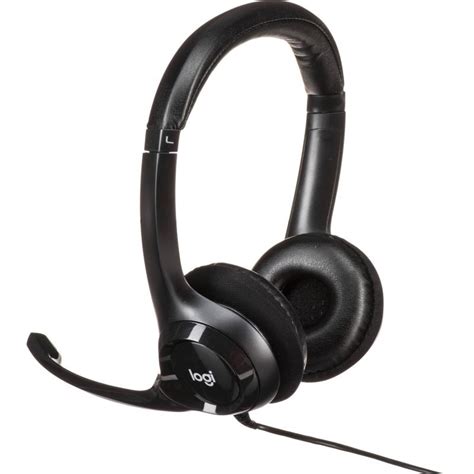 Logitech Usb Headset With Noise Canceling Microphone Black 365