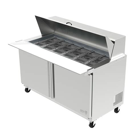 Mesa Refrigerada Asber APTM 48 18 Para PreParación De Ensaladas Con