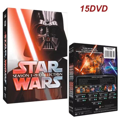 The Complete Saga Collection Star Wars Season Dvd Disc Box