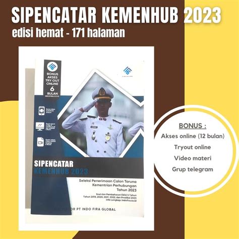 Jual BUKU SIPENCATAR KEMENHUB 2023 Edisi Hemat Shopee Indonesia