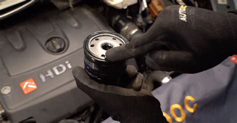 How to change engine oil and filter on CITROËN C4 CACTUS replacement