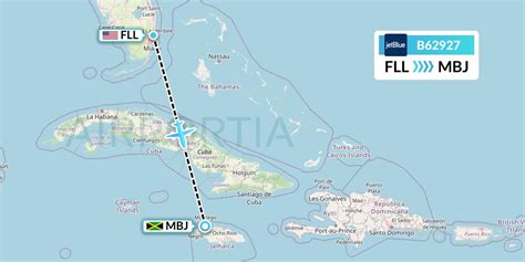 B62927 Flight Status JetBlue Airways Fort Lauderdale To Montego Bay