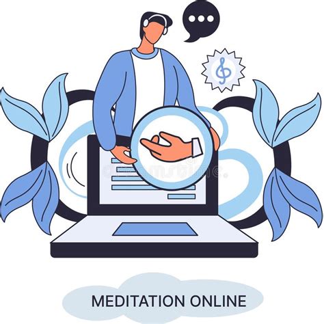 Meditation Online Metaphor Practicing Yoga Mental Exercises Wellness