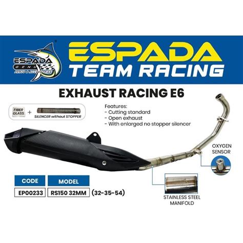 Exhaust Espada Std Cutting Original Y Zr Y Rs Lc Srl