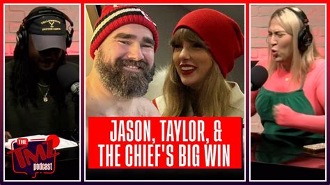 Shirtless Jason Kelce Celebrates With Taylor Swift Amid Chiefs Victory The Tmz Podcast Youtube