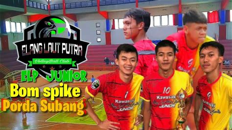 Tim Porda Vs Tim Tarkam Saling Balas Spike Di Piala ASKO Usia 17th Di