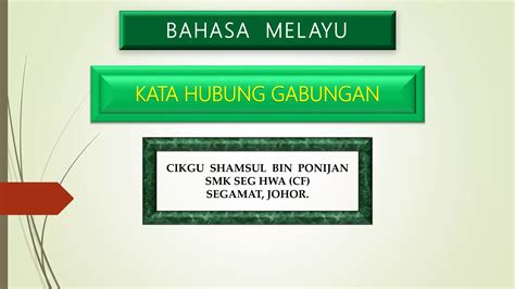 Kata Hubung Gabungan Ppt