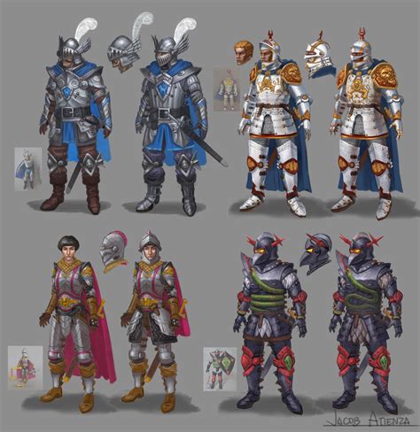 Dungeons and Dragons figure designs (updated) by jubjubjedi on DeviantArt