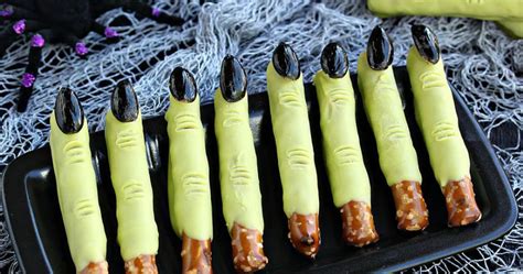Witch Finger Pretzel Rods Recipe Healthy Food