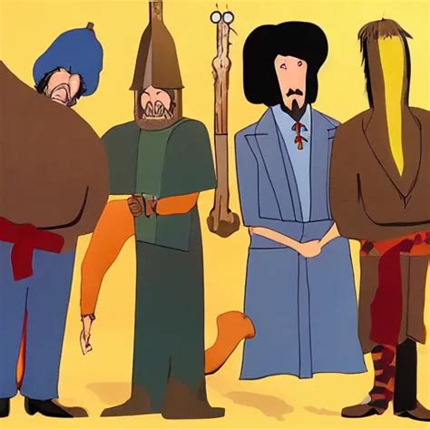 Monty Python Cutout Animation By Terry Gilliam Stable Diffusion