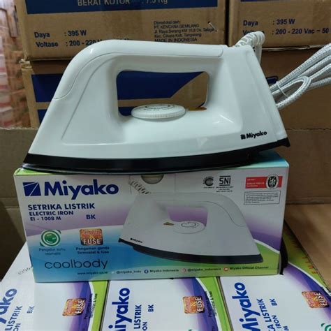 Jual Setrika Miyako El 1000 M Electric Iron Miyako EI 1000 M EI 1008M