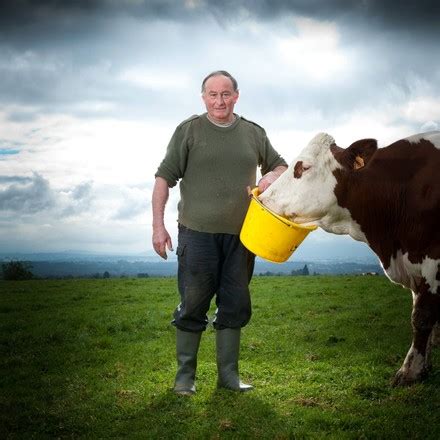 Exclusive Farmer Roland Risse Poses Lespeneux Editorial Stock Photo