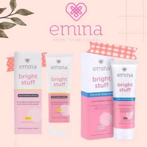 Jual Emina Bright Stuff Moisturizing Cream 20ml For Acne Prone Skin