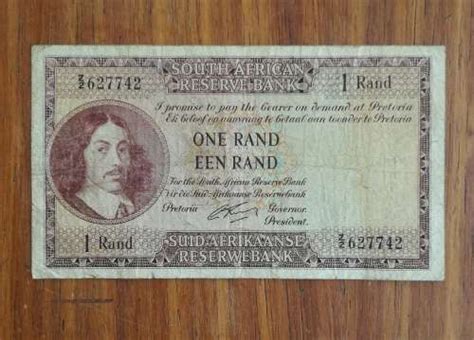 G Rissik Replacement G Rissik Old One Rand Bank Note Z2 Was Sold