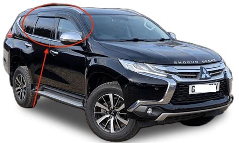 Buy Ac Wow X Wind Deflectors Compatible With Mitsubishi Pajero Sho