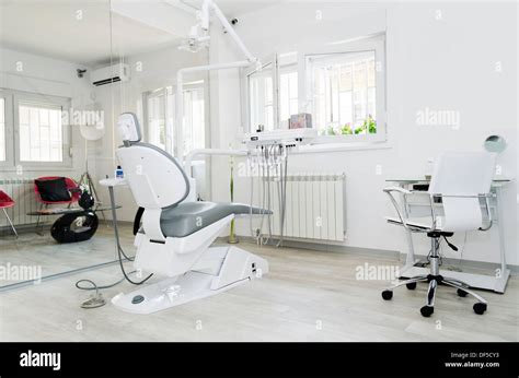 Dental office with dental chair Stock Photo - Alamy