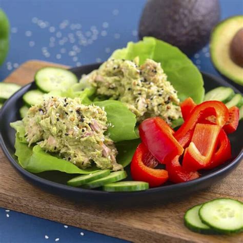 Easy Avocado Tuna Salad Recipe Mind Over Munch