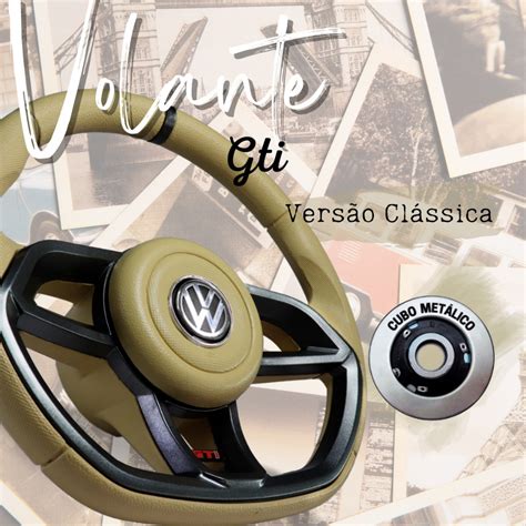 Volante Esportiva Gti Grafite Vw Kombi Todas Shopee Brasil