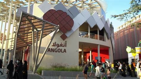 Angola Pavilion at Expo 2020 Dubai, UAE | Stock Video | Pond5