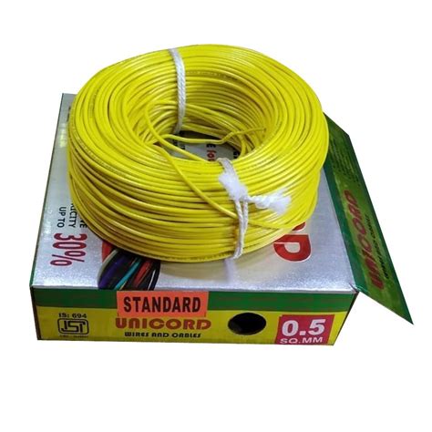 0 5 Sq Mm Unicord FR PVC Multi Strand Wire 90 M At Rs 423 Roll In