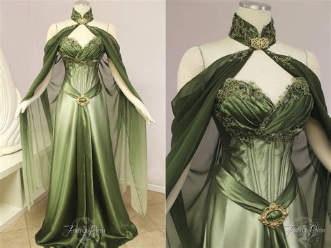 This Elven Bridal Gown Is For The Bride Who Desires An Enchanting