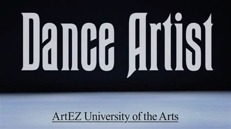 ArtEZ Dance Artist Showreel 2022 YouTube