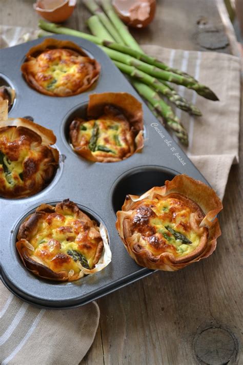 Mini Quiche Agli Asparagi Cucina Che Ti Passa