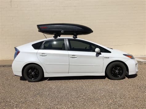 Cargo Box On Prius Gen 3 Yakima Skybox Carbonite 16 Areoblade Priuschat