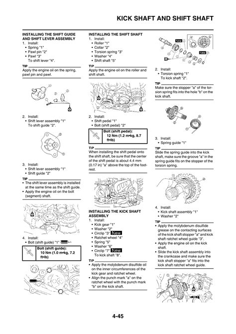 2006 2009 Yamaha Yz450f Motocross Service Manual Retro Motorcycle Manuals