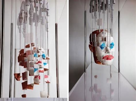 Anamorphic Patterns Installation Face Visual Art Anamorphic