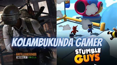 Tamil Bgmi Stumble Guys Fun Game Play Road To K Subscribe